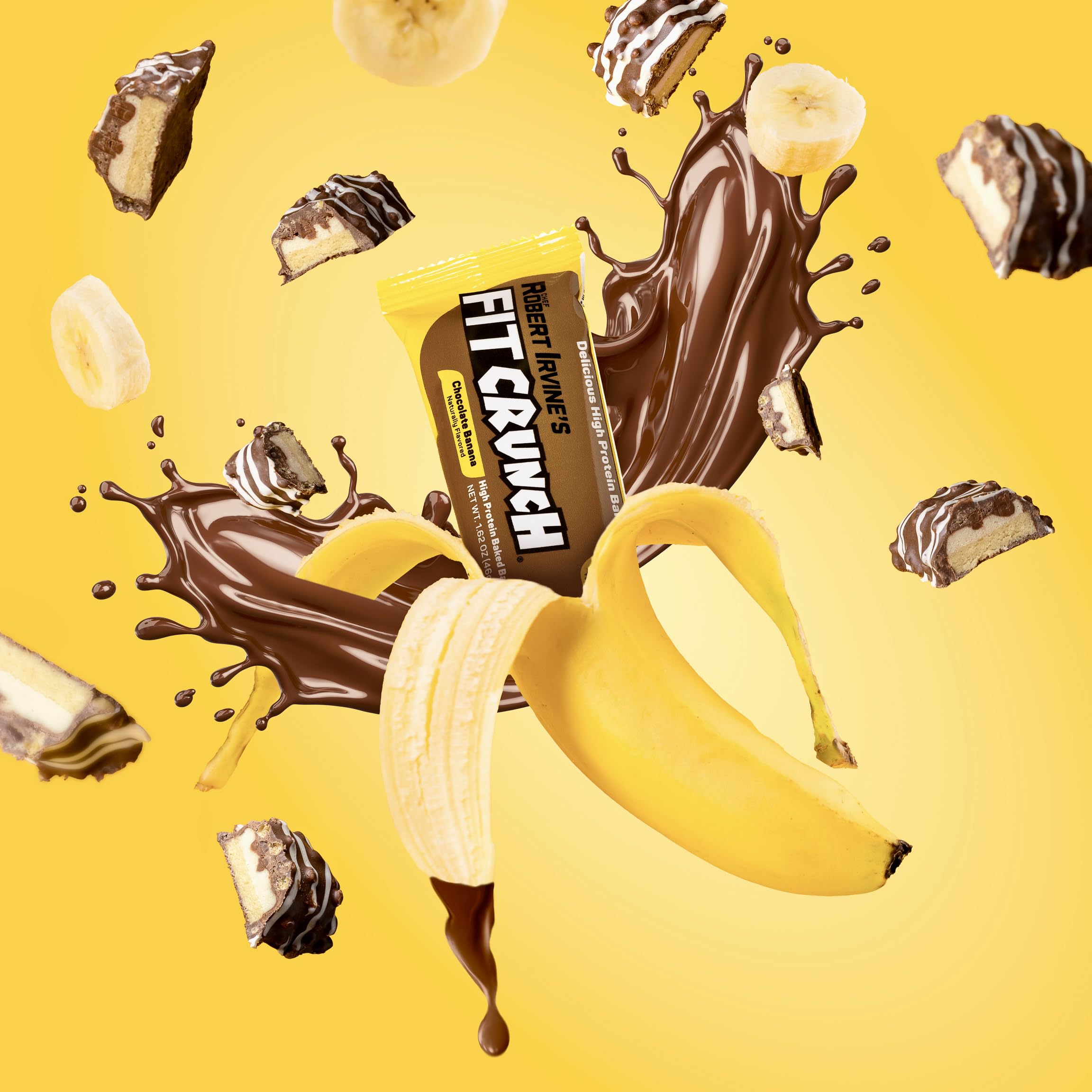 Fit Crunch Snack Size Bar on-the-go snack ready for travel or busy days.