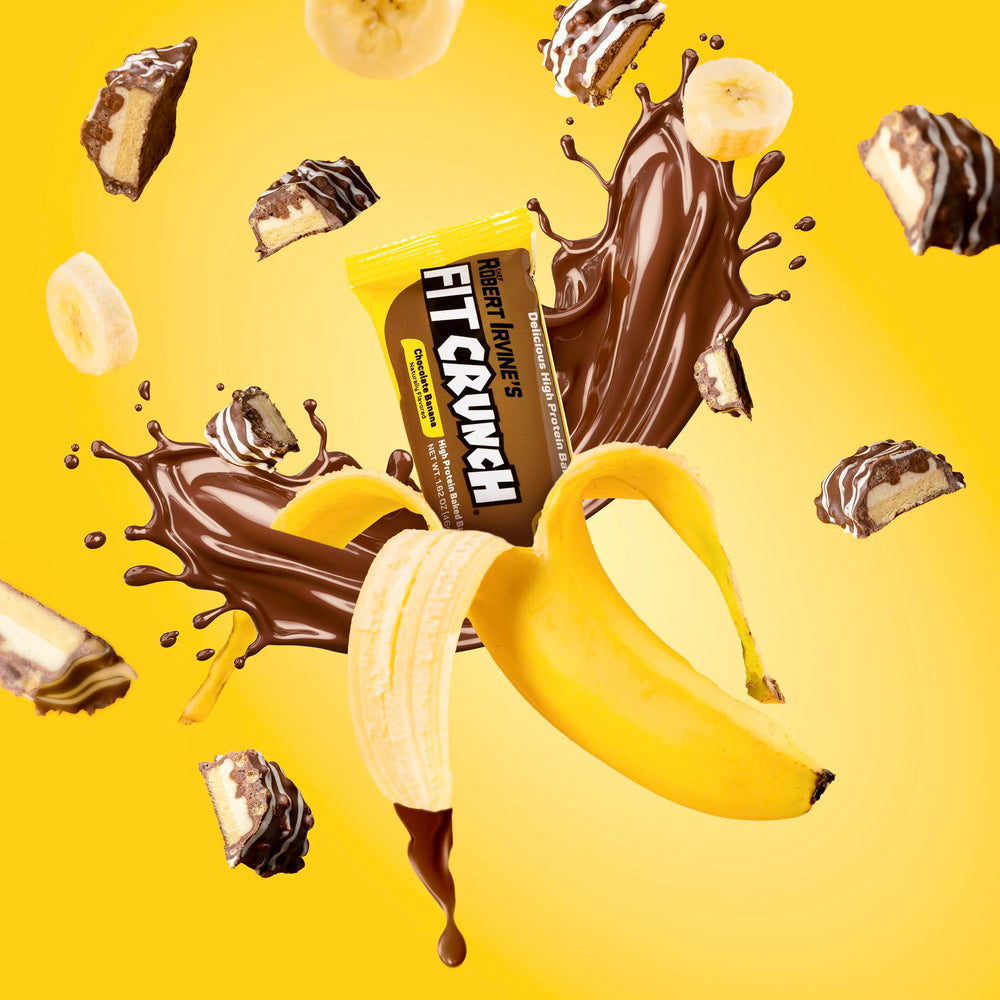 Fit Crunch Snack Size Bar on-the-go snack ready for travel or busy days.