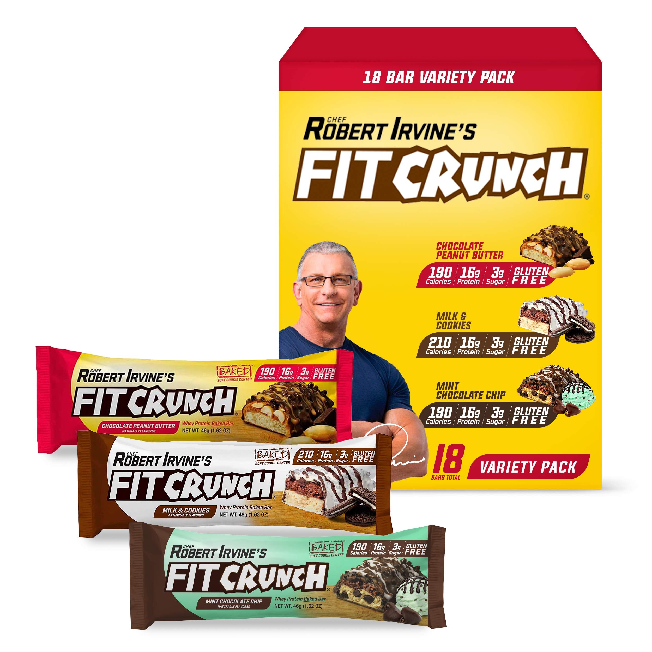 FITCRUNCH snack-size peanut butter bar for on-the-go protein