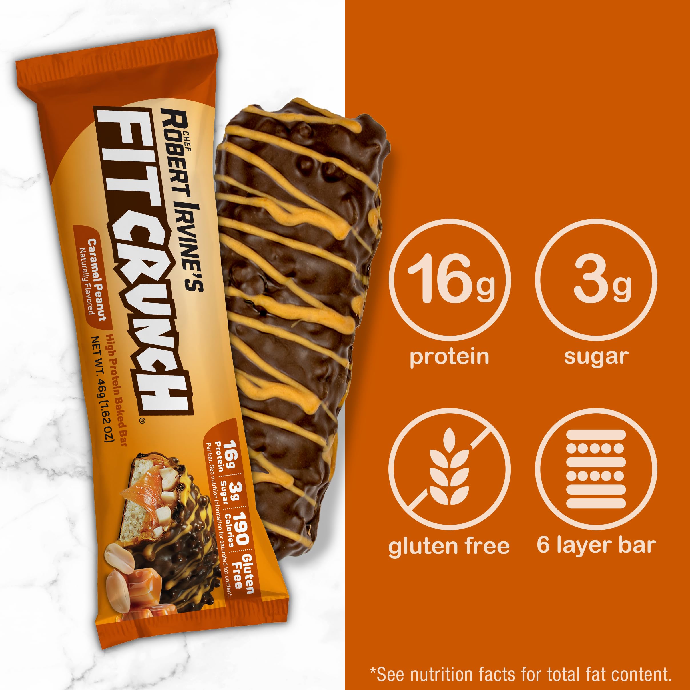 FitCrunch soft cake-core interior, indulgent yet balanced snack