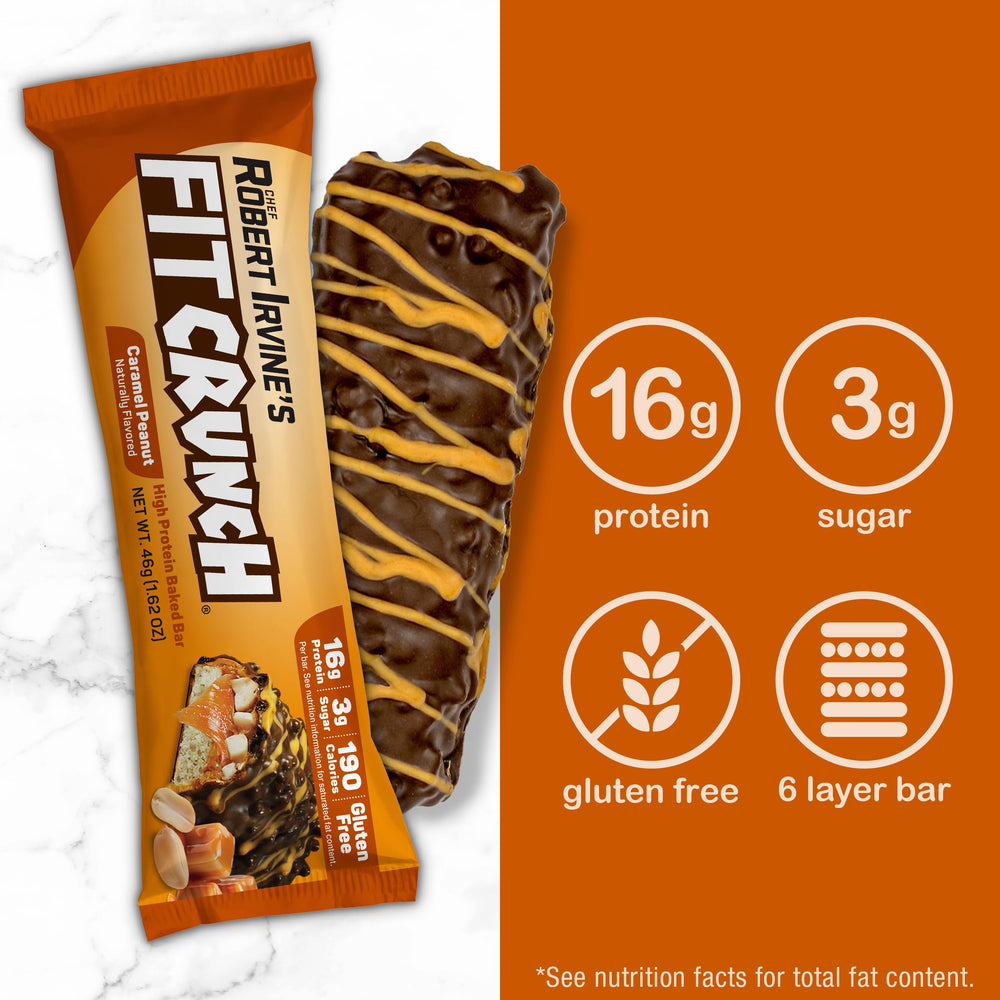 FitCrunch soft cake-core interior, indulgent yet balanced snack