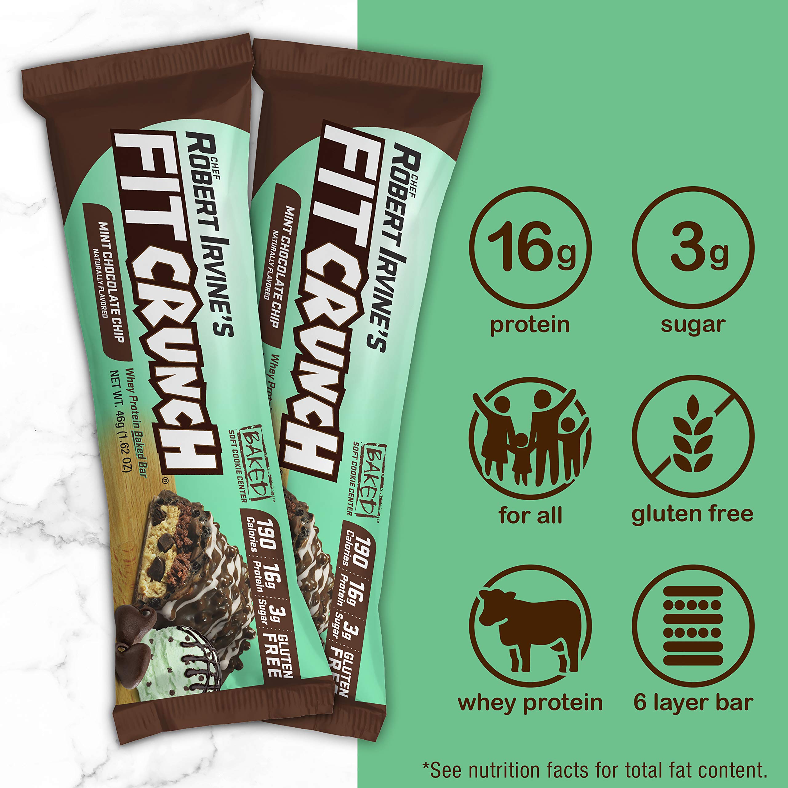 Front view of the FITCRUNCH variety pack box for quick selection