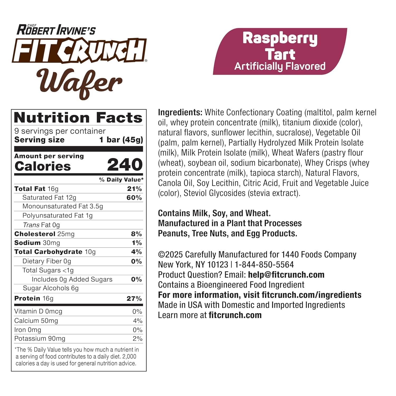 FitCrunch lemon wafer: zesty protein bite for quick snacking