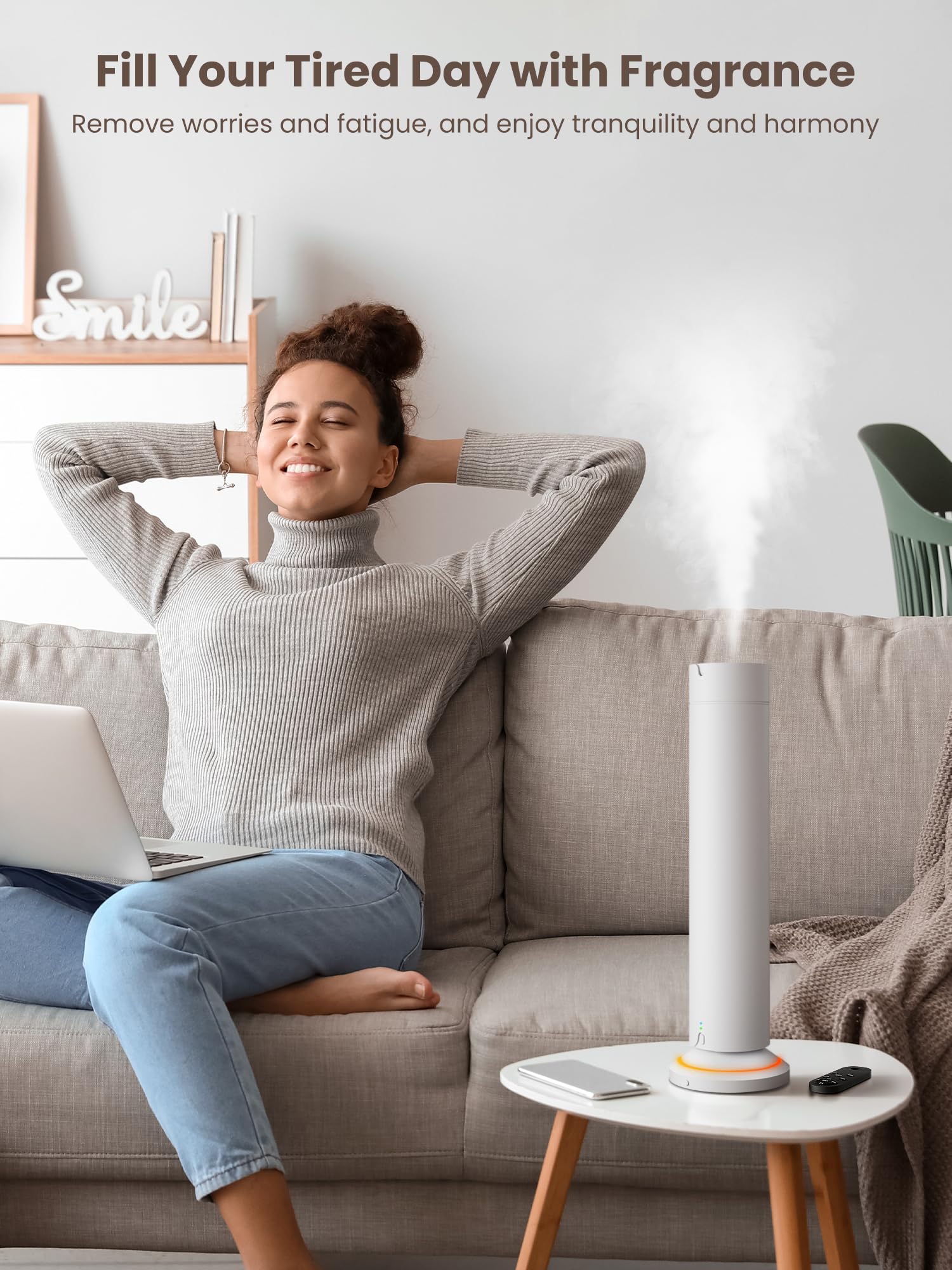 Fiteye diffuser covers large spaces up to 1500 sq ft