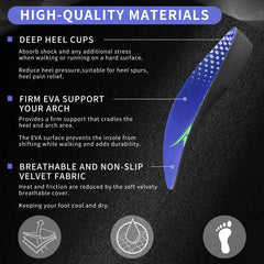 FitFeet 3/4-length orthotic insert inside a shoe demonstrates easy, comfortable fit
