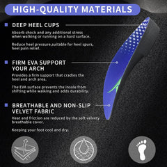 FitFeet arch support insoles side profile showing rigid arch design