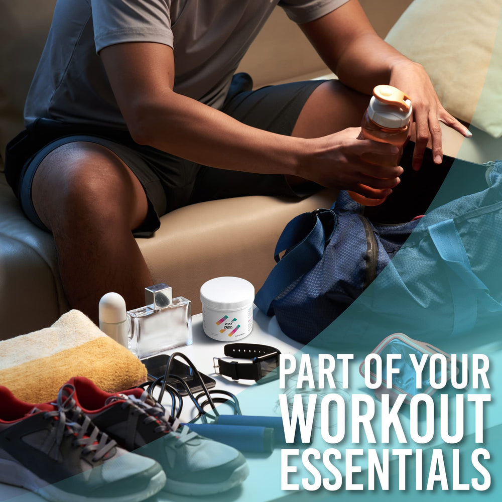 Fit Gel Workout Enhancer cream during cardio shows warmth and potential sweat boost