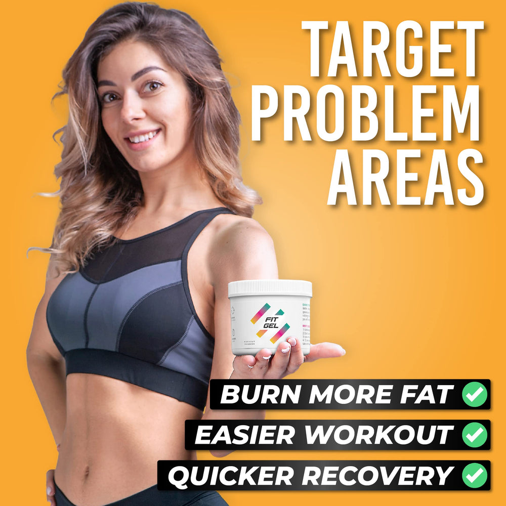 Fit Gel Workout Enhancer spread-on-skin demonstrates easy application before cardio sessions