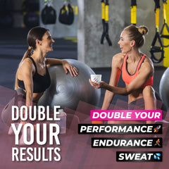 Fit Gel Workout Enhancer on target zones encourages focused sweat during workouts