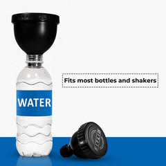 FitLid small supplement funnel for BCAA or creatine on the go