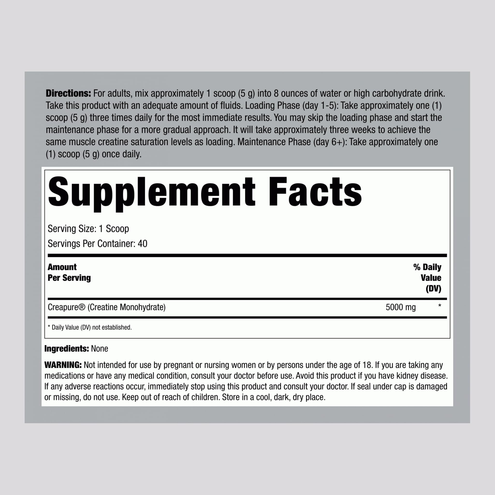 Fitness Labs Creatine Powder scoop ready for quick, convenient mixing