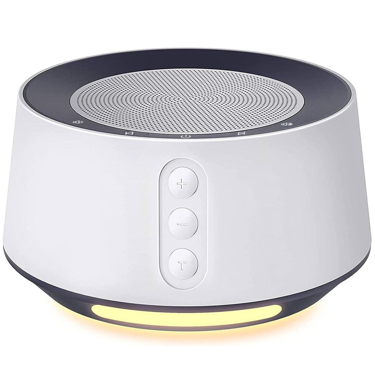 FITNIV white noise machine front view on nightstand for calmer bedtime routine
