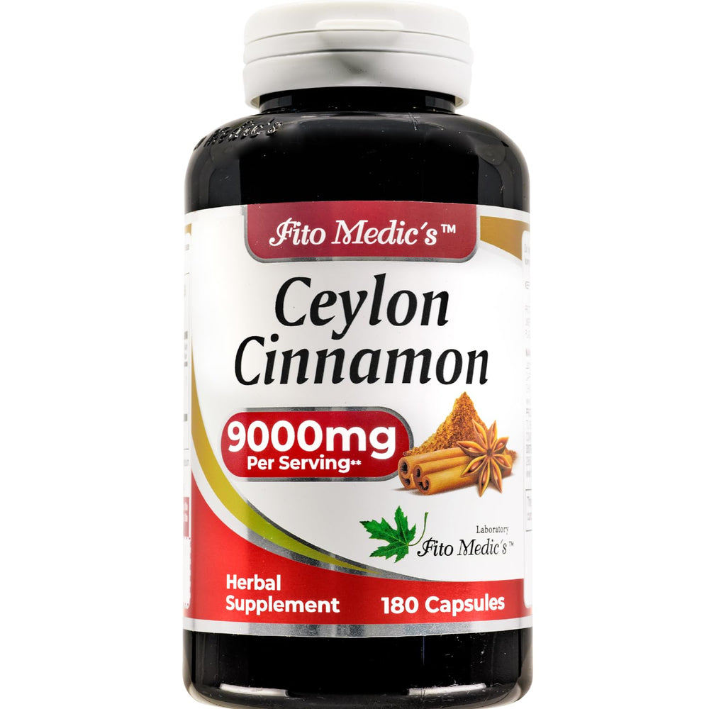 FITO MEDIC'S Lab cinnamon capsules close-up showcasing ultra high absorption formula