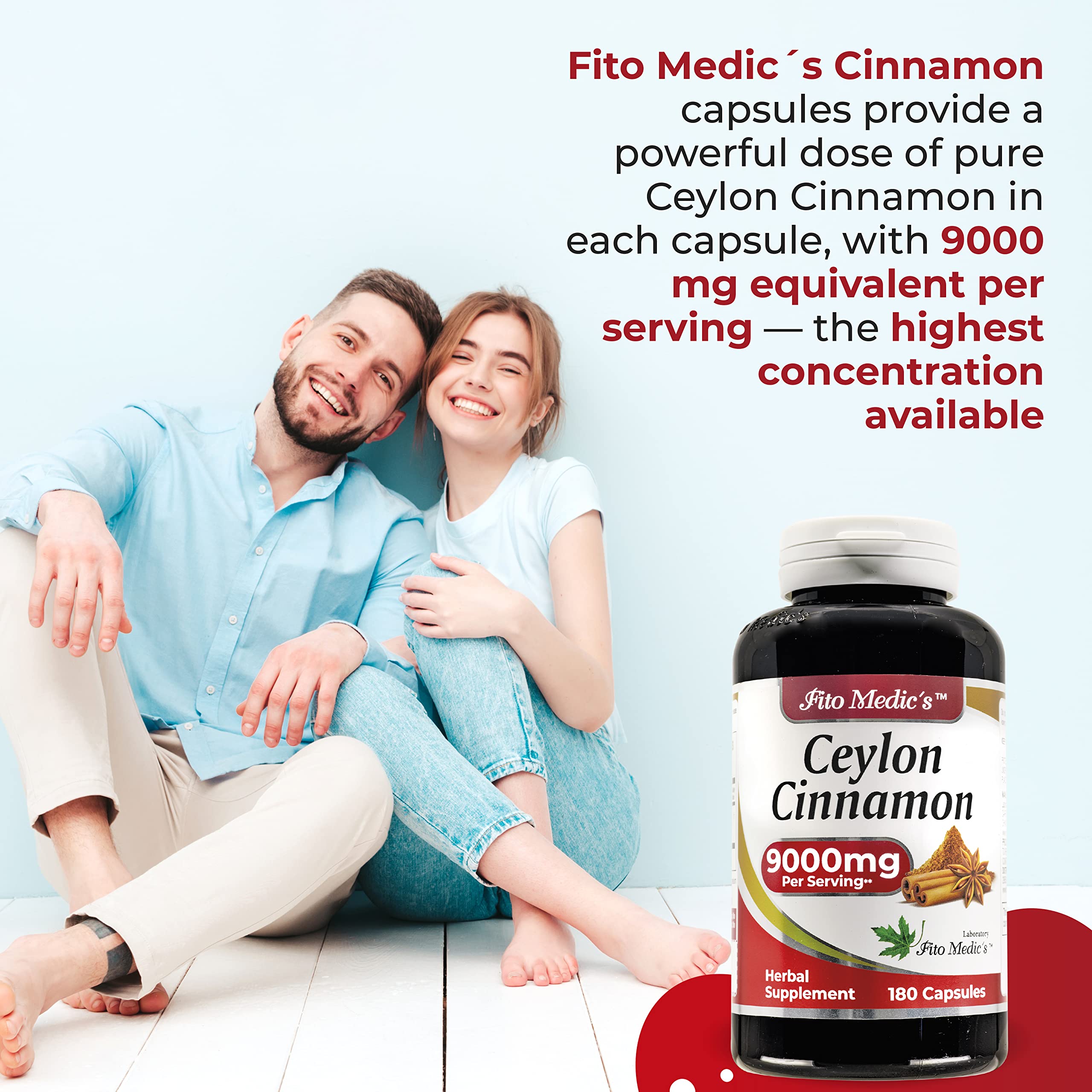 FITO MEDIC'S Lab cinnamon 15:1 extract label close-up