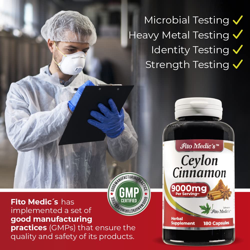 FITO MEDIC'S Lab packaging emphasizes premium true cinnamon quality