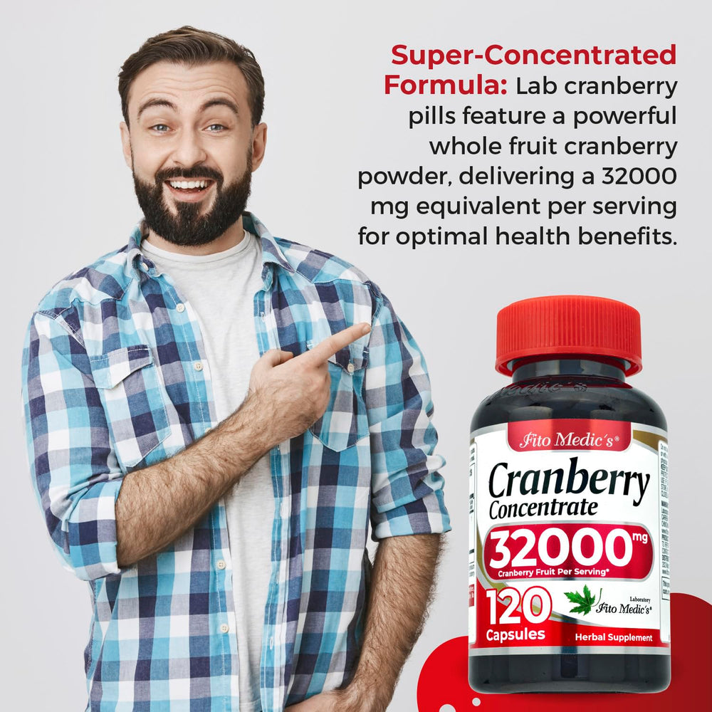FITO MEDIC'S Lab Cranberry Package Front highlights sugar-free formula.