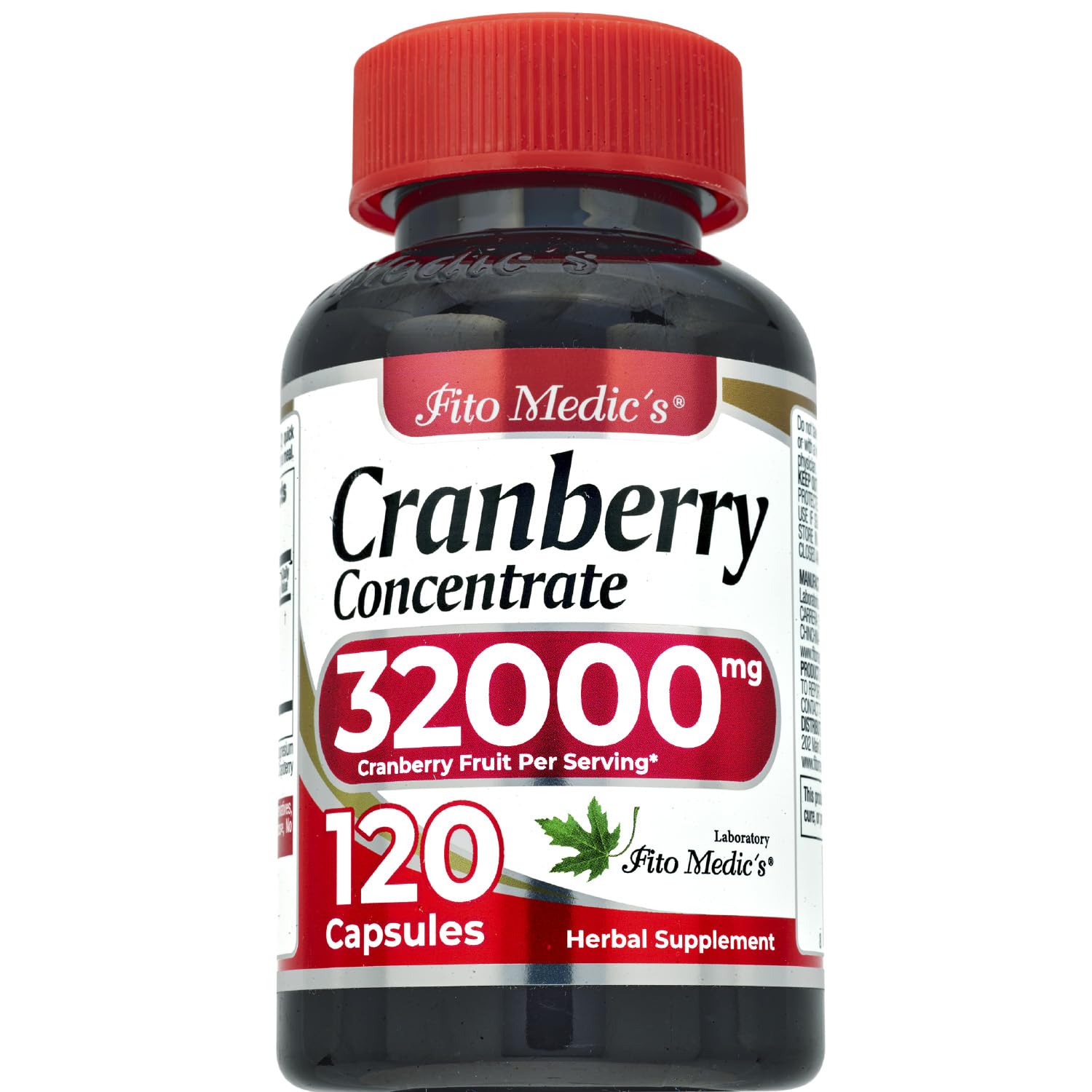 FITO MEDIC'S Lab Cranberry Softgels closeup show easy-to-swallow capsules.