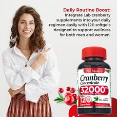 FITO MEDIC'S Lab Cranberry Softgels on hand for daily routine.