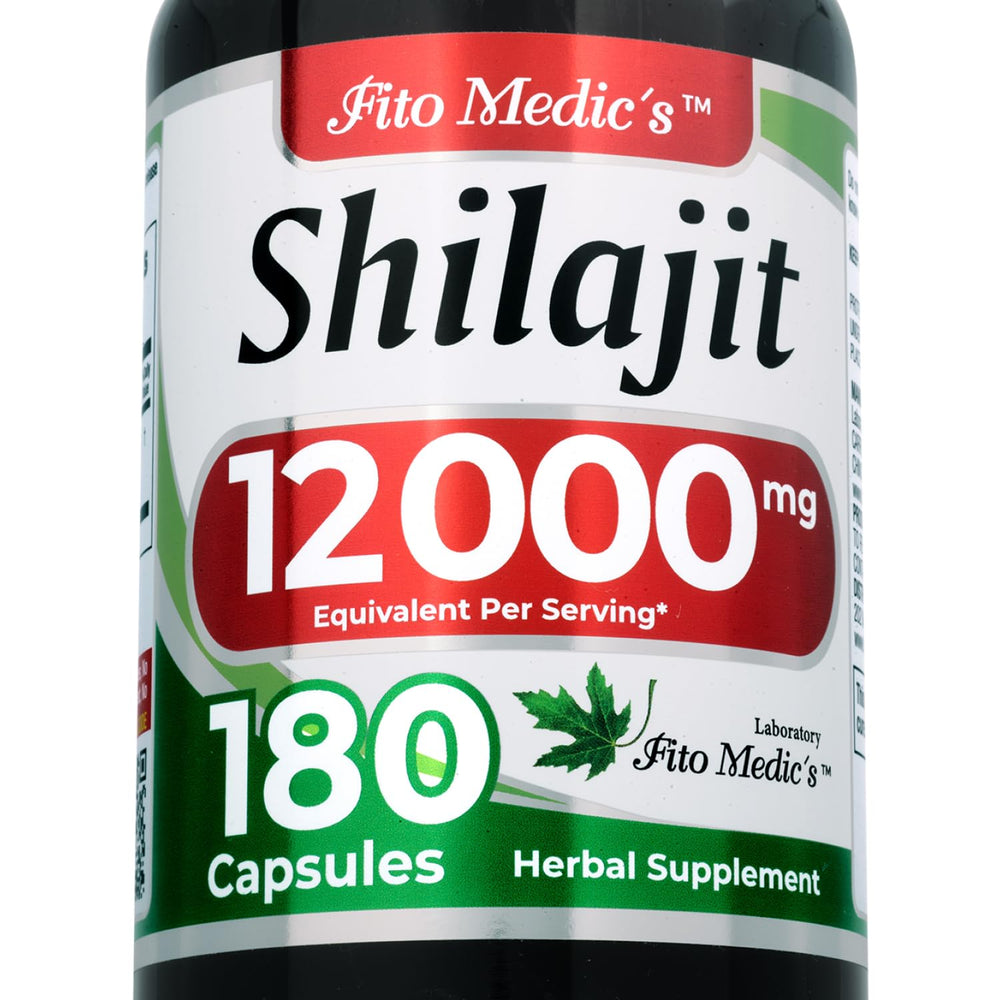 FITO MEDIC'S Lab Shilajit Capsules bottle front for daily wellness support.