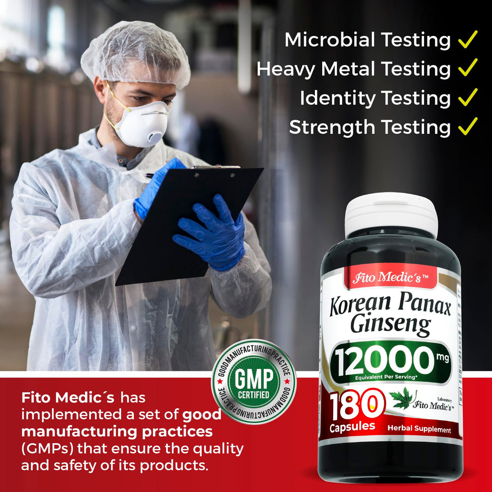 FITO MEDIC'S Organic Korean Ginseng Root source highlighted in the image