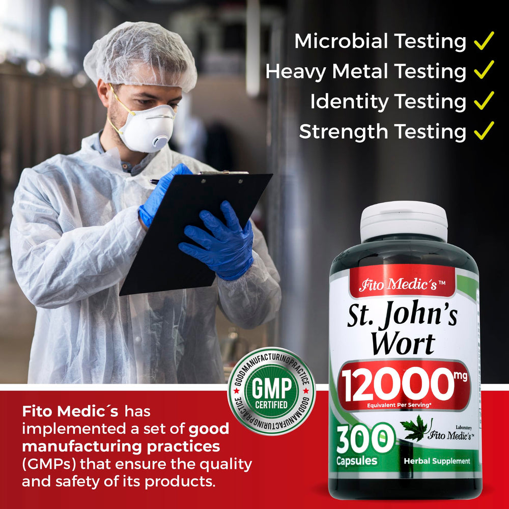 FITO MEDIC'S Organic St. John's Wort leaf source indicated on the label