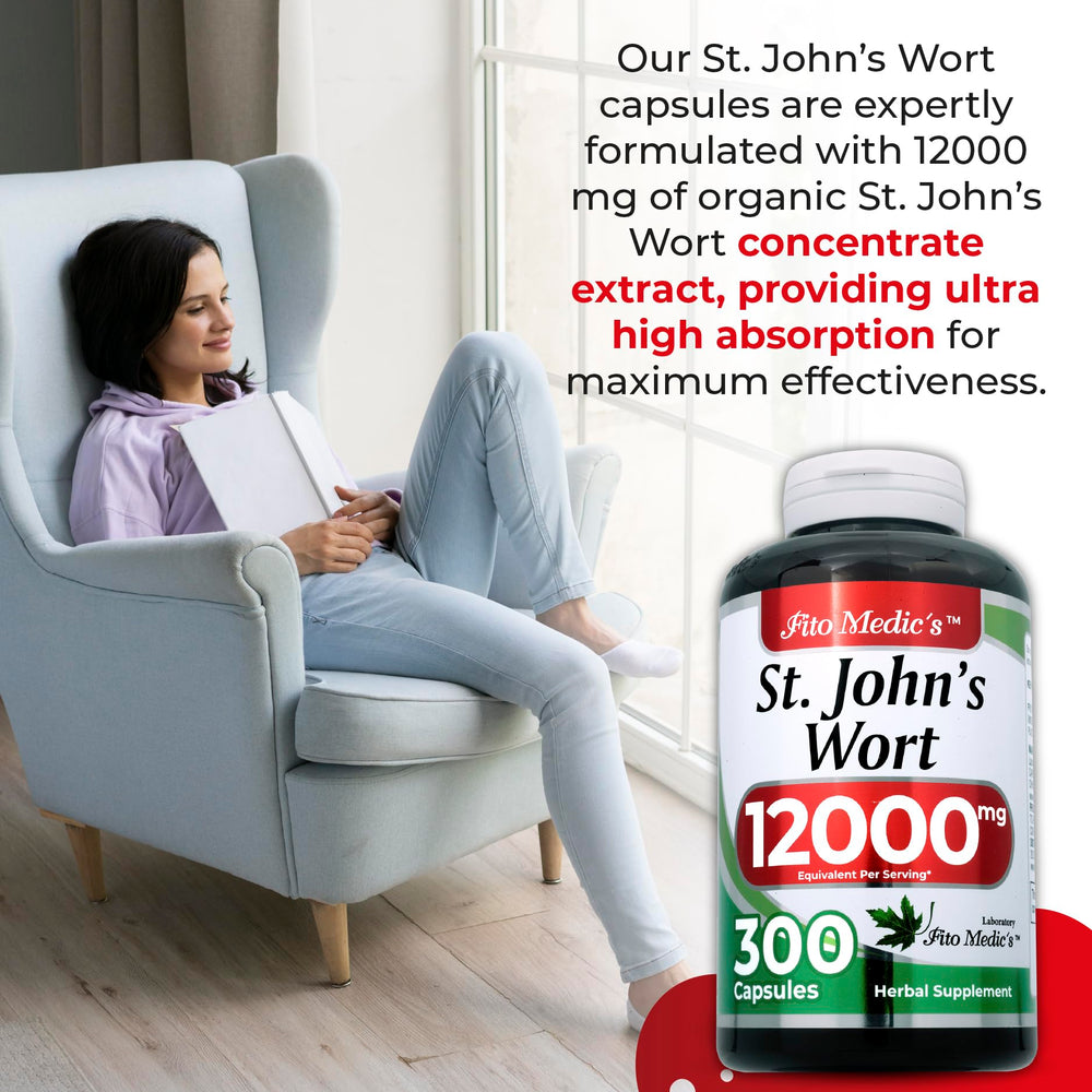 FITO MEDIC'S St. John's Wort bottle with GMP-certified seal ensures quality