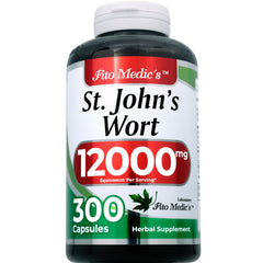 FITO MEDIC'S St. John's Wort leaf capsules close-up for easy daily intake