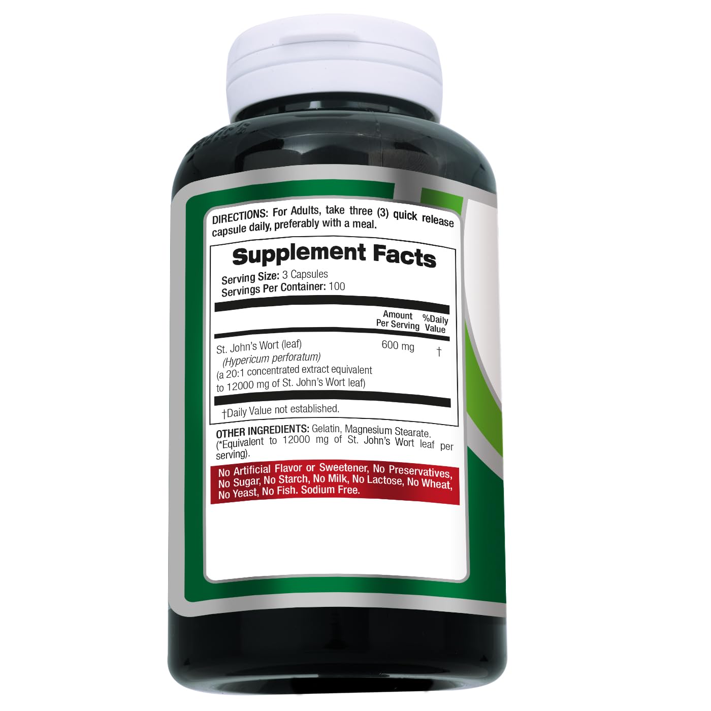 FITO MEDIC'S St. John's Wort branding highlights 20:1 extract concentration for potent herbal support