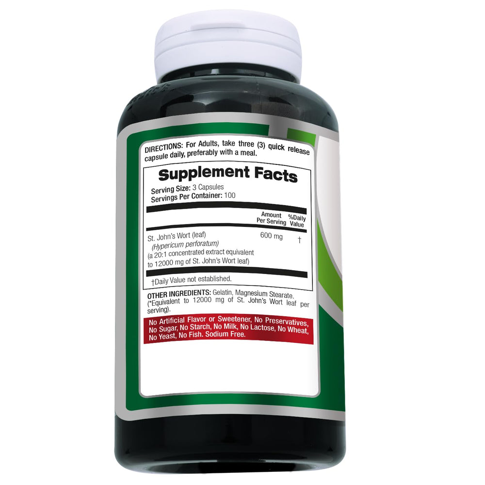 FITO MEDIC'S St. John's Wort branding highlights 20:1 extract concentration for potent herbal support