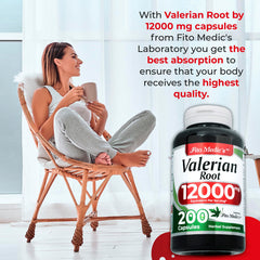 FITO MEDIC'S Valerian Root concentrated extract visual emphasizing potency