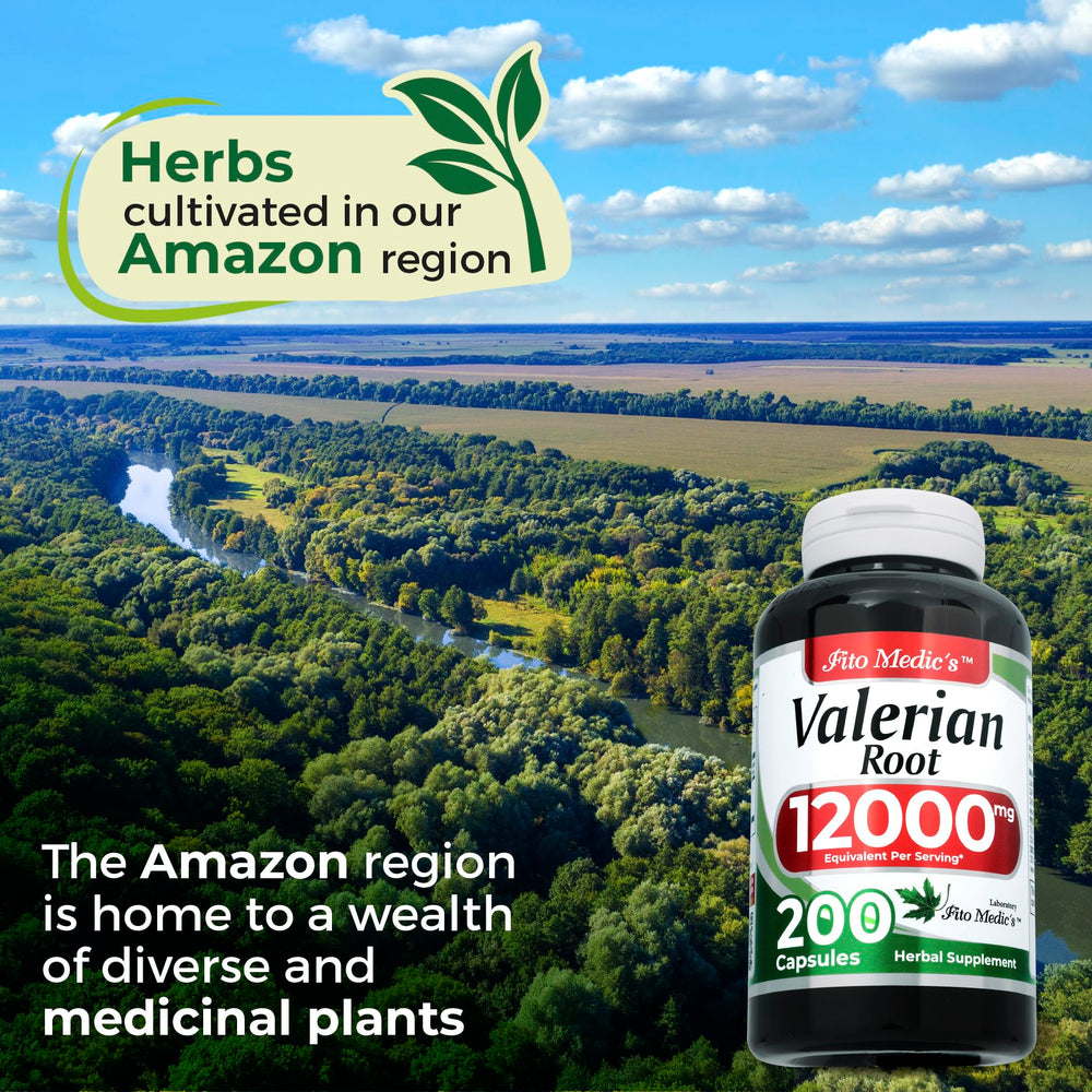 FITO MEDIC'S Valerian Root packaging display on a clean surface