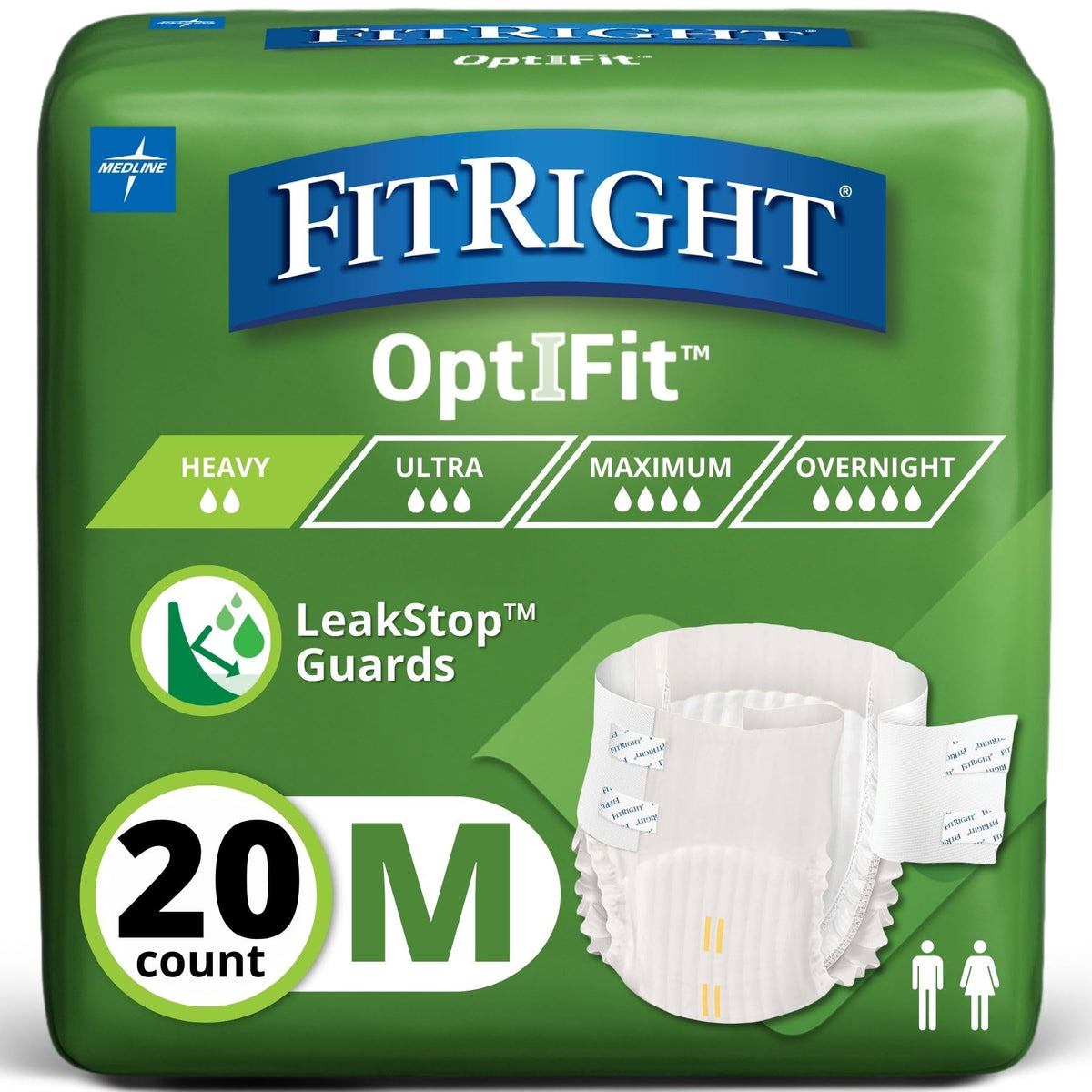 FitRight Extra+ channel core balances dryness and comfort.