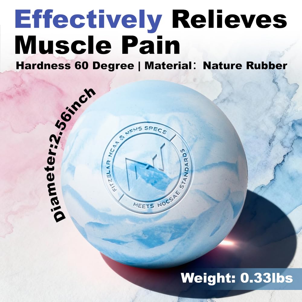 FITZELAR bola lacrosse ideal para uso diario sin gastar en sesiones.