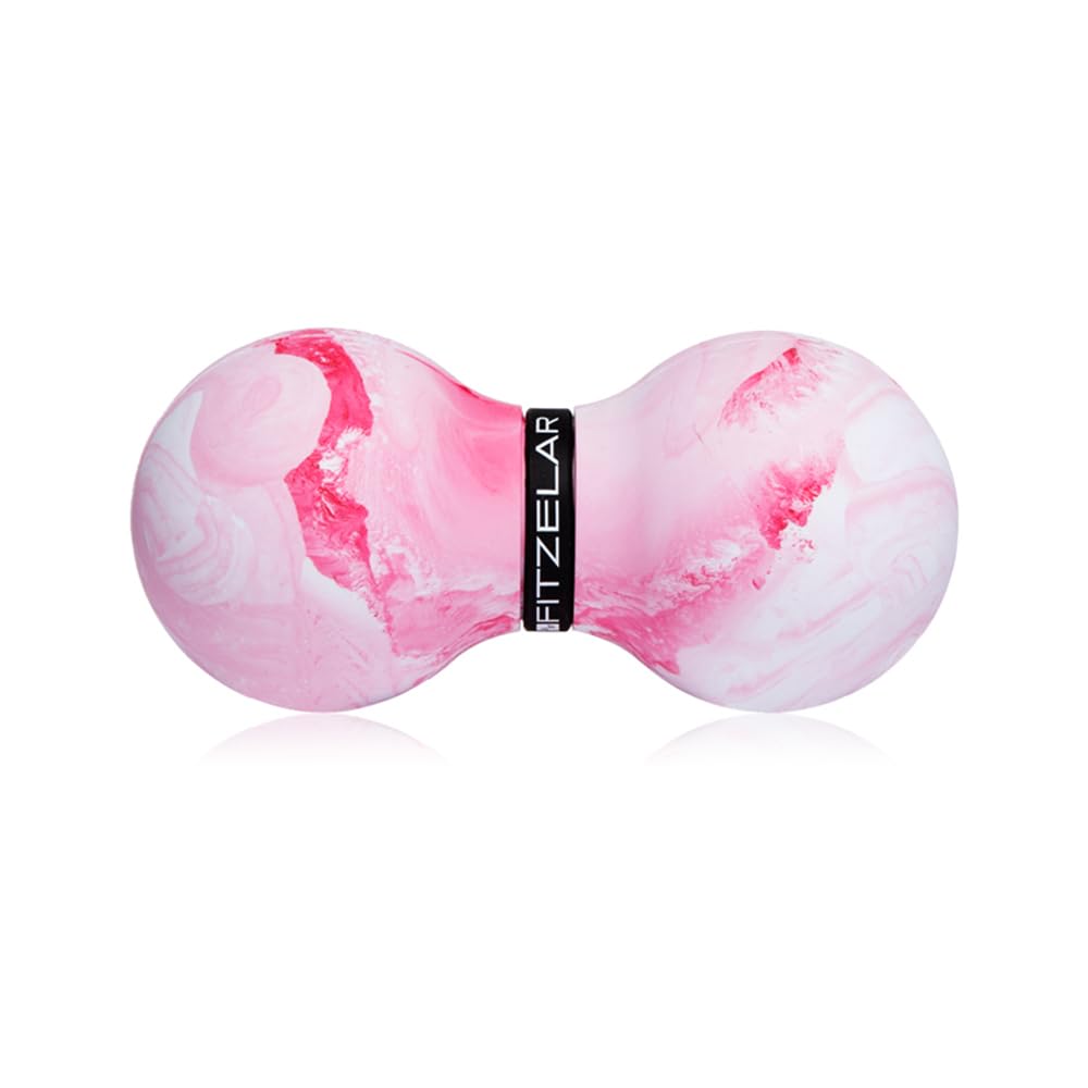 FITZELAR double lacrosse massage ball back relief targets tense back muscles