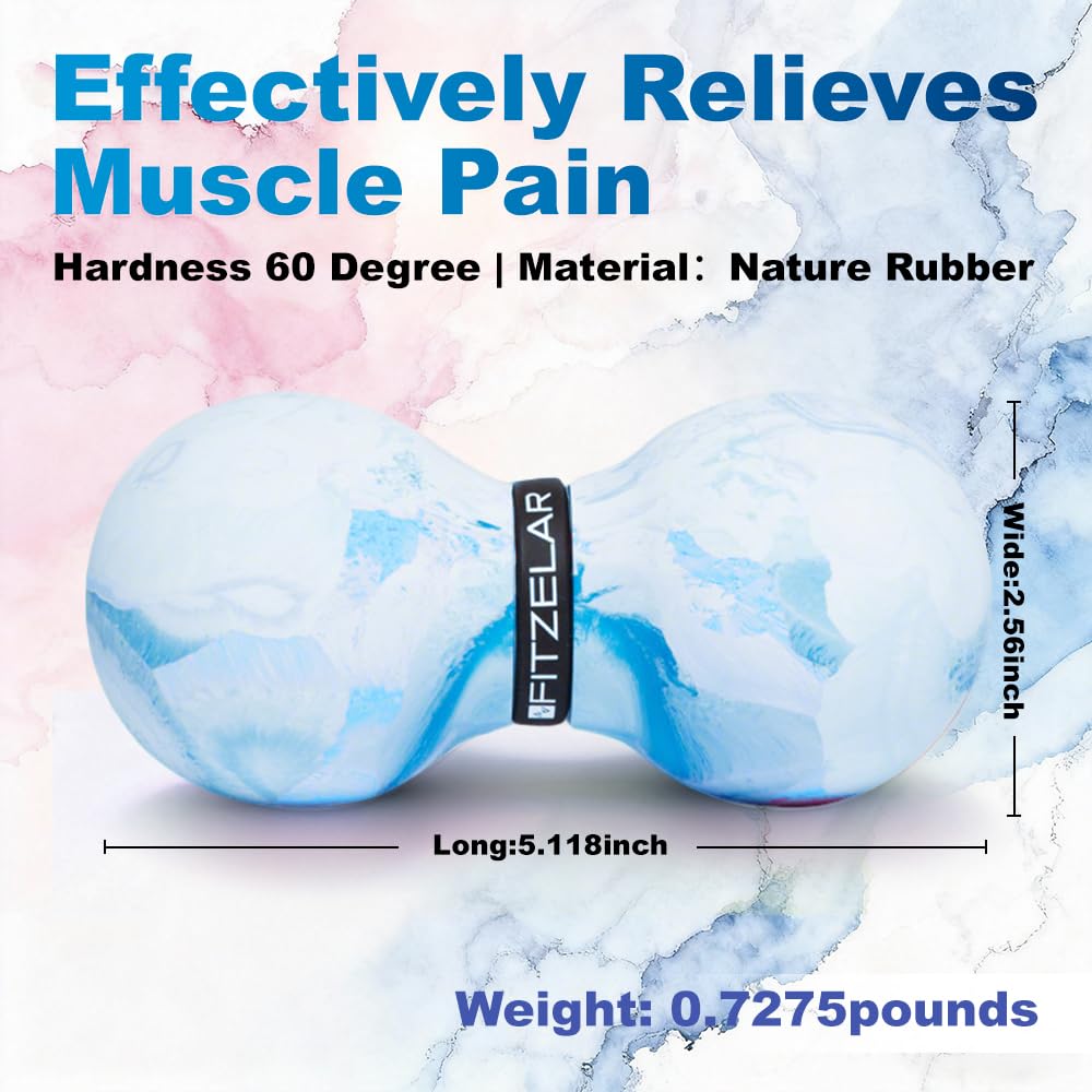 FITZELAR Double Lacrosse Massage Ball SGS-certified and safe material