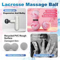 FITZELAR lacrosse ball for foot relief eases plantar tension and fatigue.