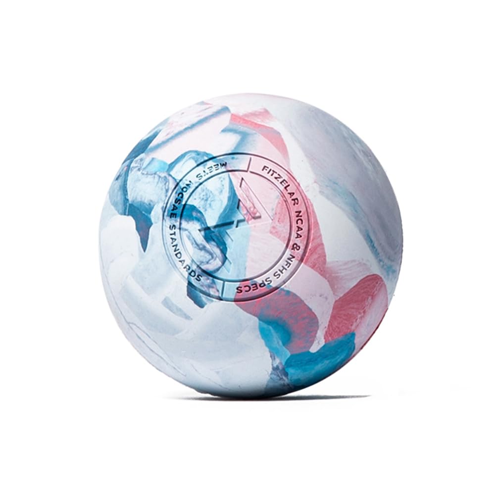 Fitzelar Massage Lacrosse Ball 2.5 inch diameter for fascia release and muscle relief.