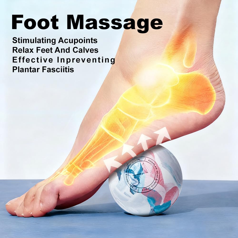Fitzelar lacrosse ball supports trigger point therapy for shoulders.