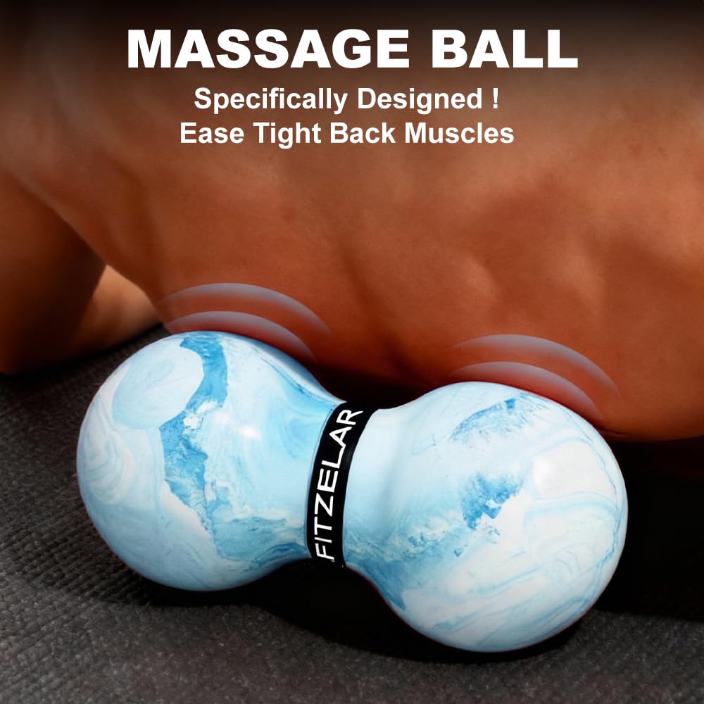 FITZELAR Peanut Massage Ball fascia release for muscular tension