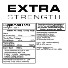 Five-hour Energy extra-strength gamer Apple Bash shot closeup highlights smooth taste.