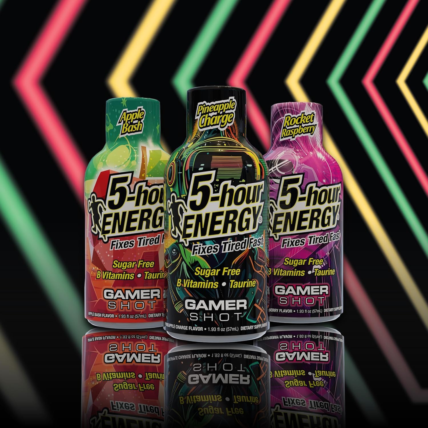 5-hour ENERGY Gamer Shots Rocket Raspberry shot is ideal for late-night ladder sessions.