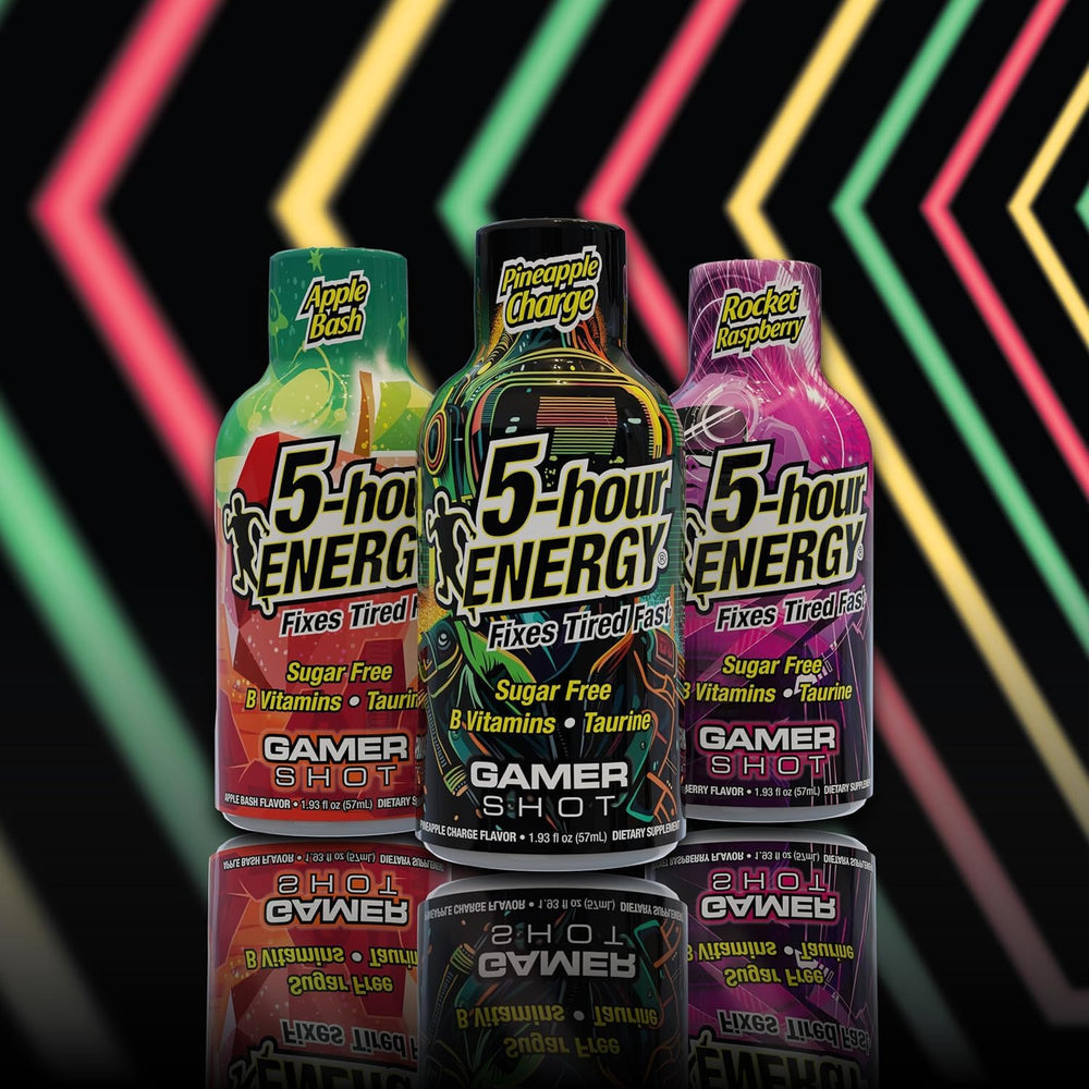 5-hour ENERGY Gamer Shots Rocket Raspberry shot is ideal for late-night ladder sessions.