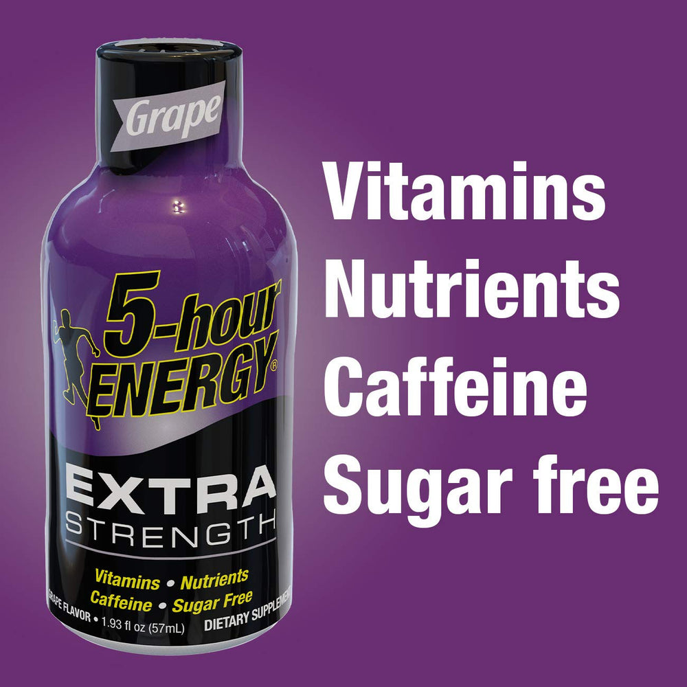 Five-hour ENERGY Orange Shot travel-friendly bottle ready for on-the-go use.