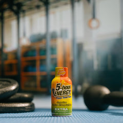 Five-hour Energy Peach Mango on-the-go usage fits in purse or pocket.