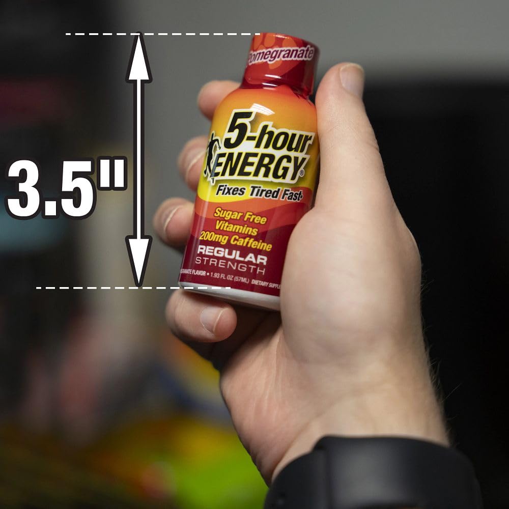 Five-hour ENERGY zero-sugar icon communicates zero calories for clean energy.