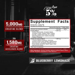 Five Percent Nutrition CreaTEN Accelerators scoop for convenient daily servings.
