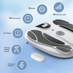 F FIWENE foot massager ten modes offers tailored comfort options.