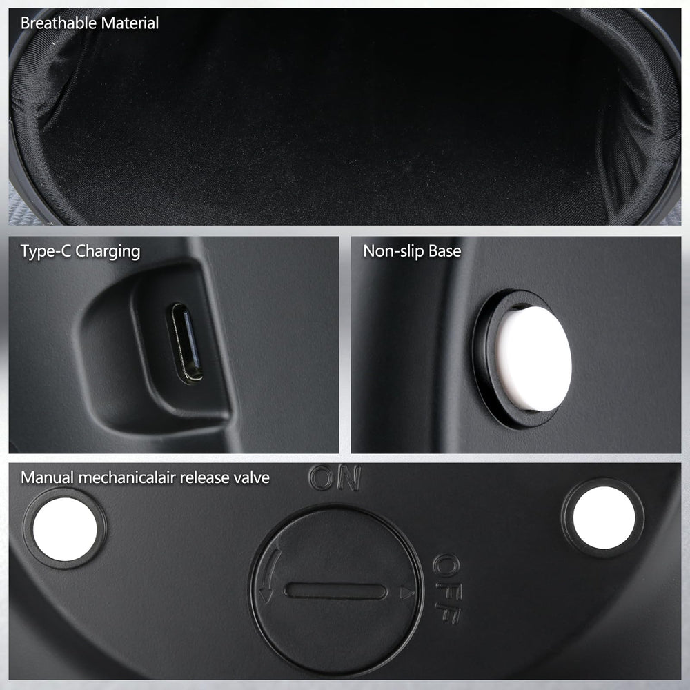 F FIWENE FSA massager compact black design for home use.
