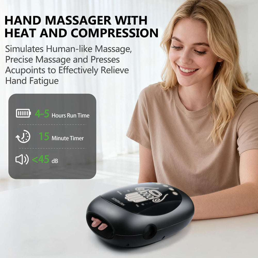 F FIWENE FSA massager fits all hand sizes with breathable fabric.
