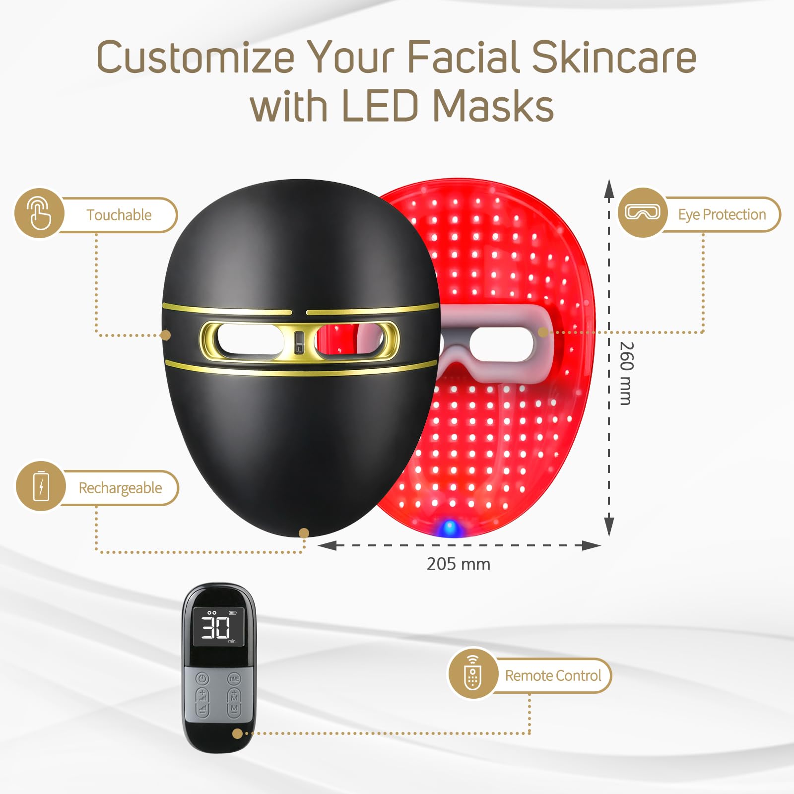 F FIWENE mask angled in use for comfortable at-home therapy